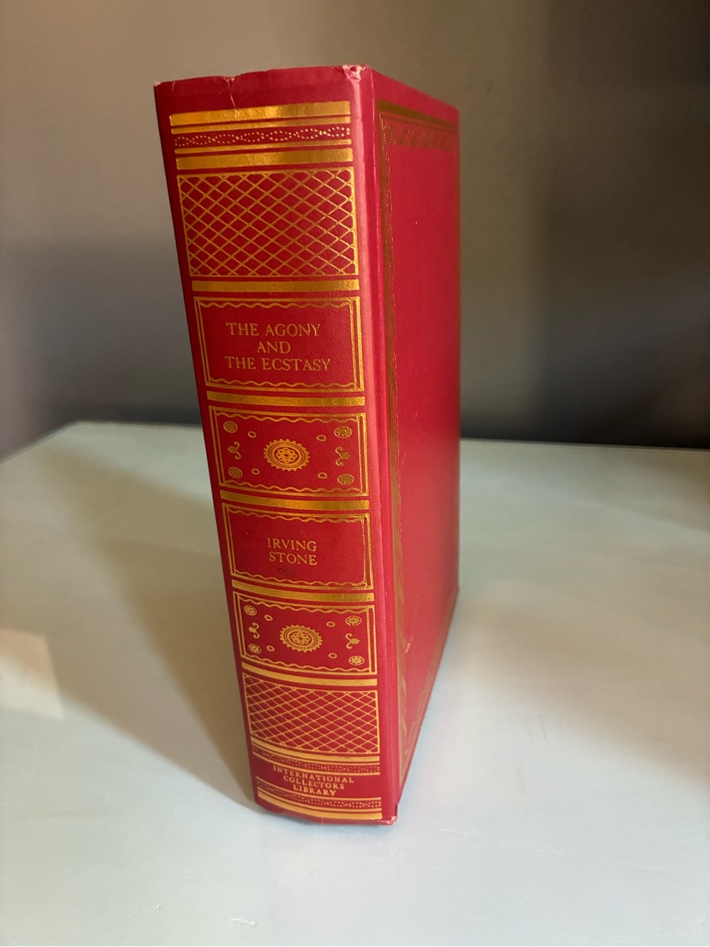 Vintage Classic Book The Agony And The Ecstasy by Irving Stone Collectible Book